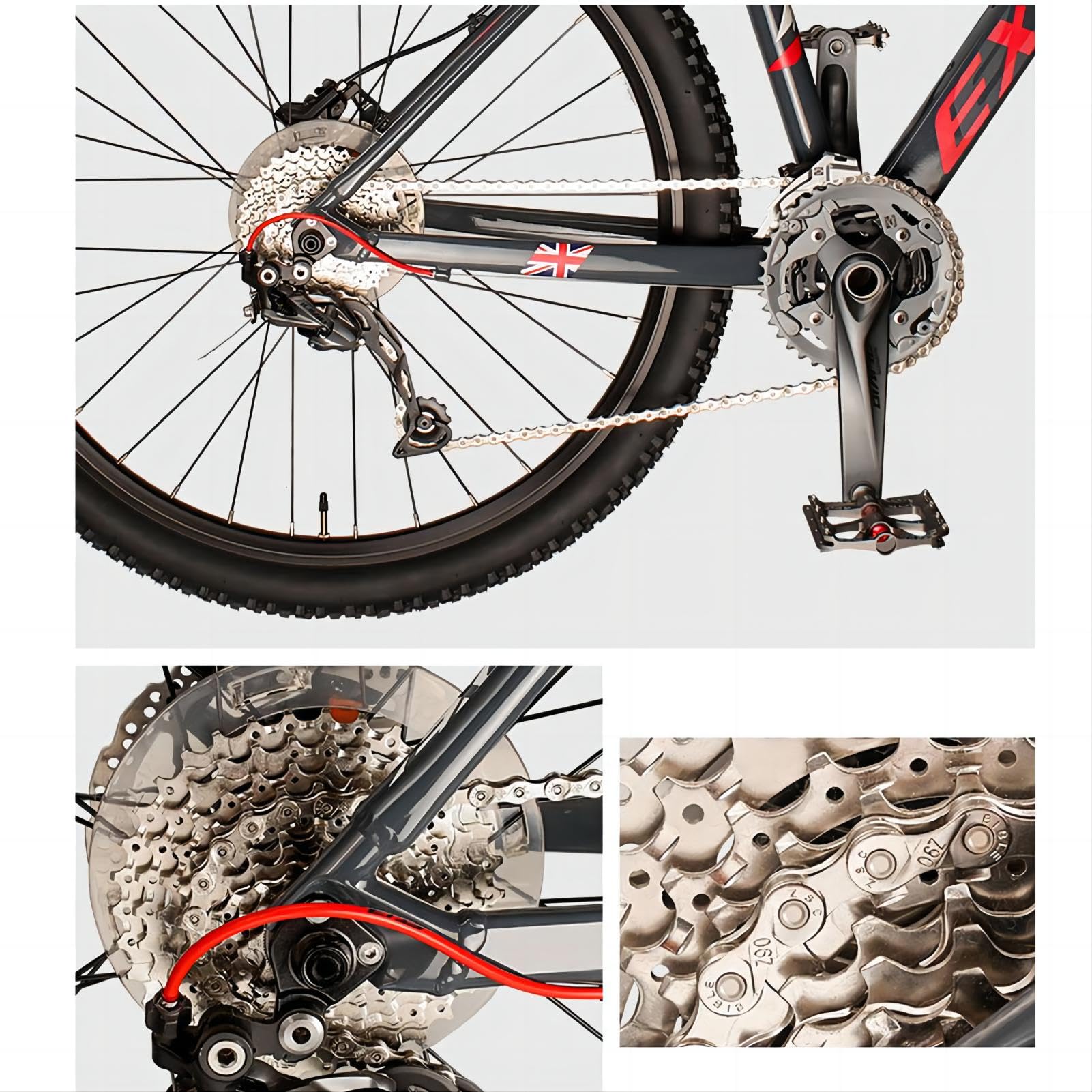 セキネ自転車チェーン新品 YBN(ワイビーエヌ) MK747 シングル用カラーチェーン グリーン